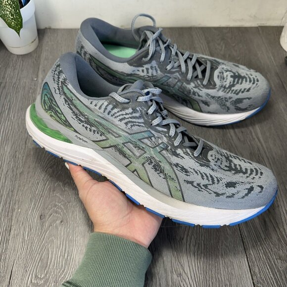 ASICS Gel-Cumulus 23 Men\'s Running Shoes Flytefoam Gray Shocking Blue  Size 13 main image 7
